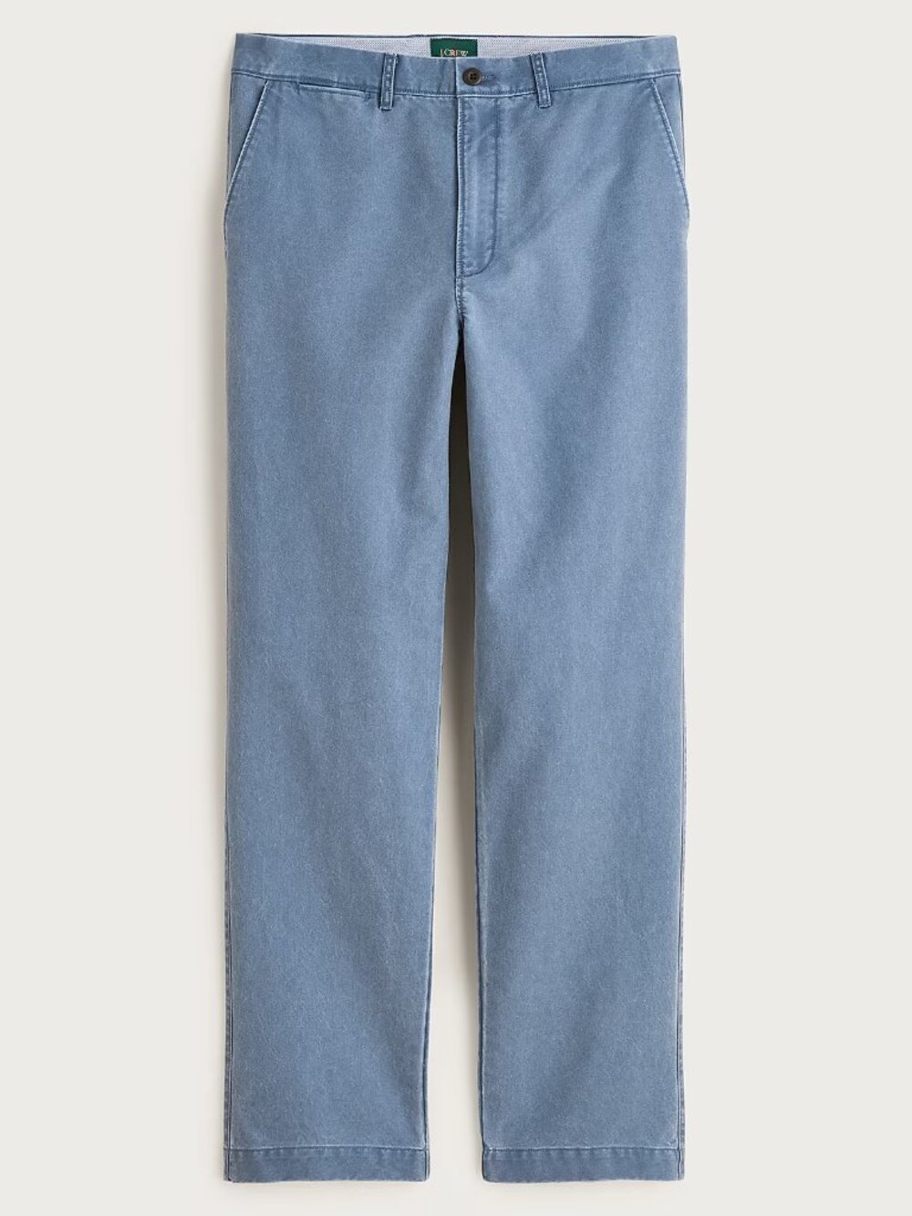 Broken-in Straight pigment-dyed chino pant